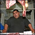 IMG_4024 Meat seller in the open market