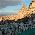 DSCN7439 Uchisar village and its famous rock